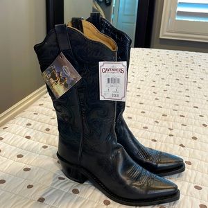 Old West authentic leather boots